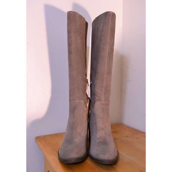 Lucky Brand RK-Ritten style women's suede knee high boots, wide calf, size 12 - Picture 4 of 5
